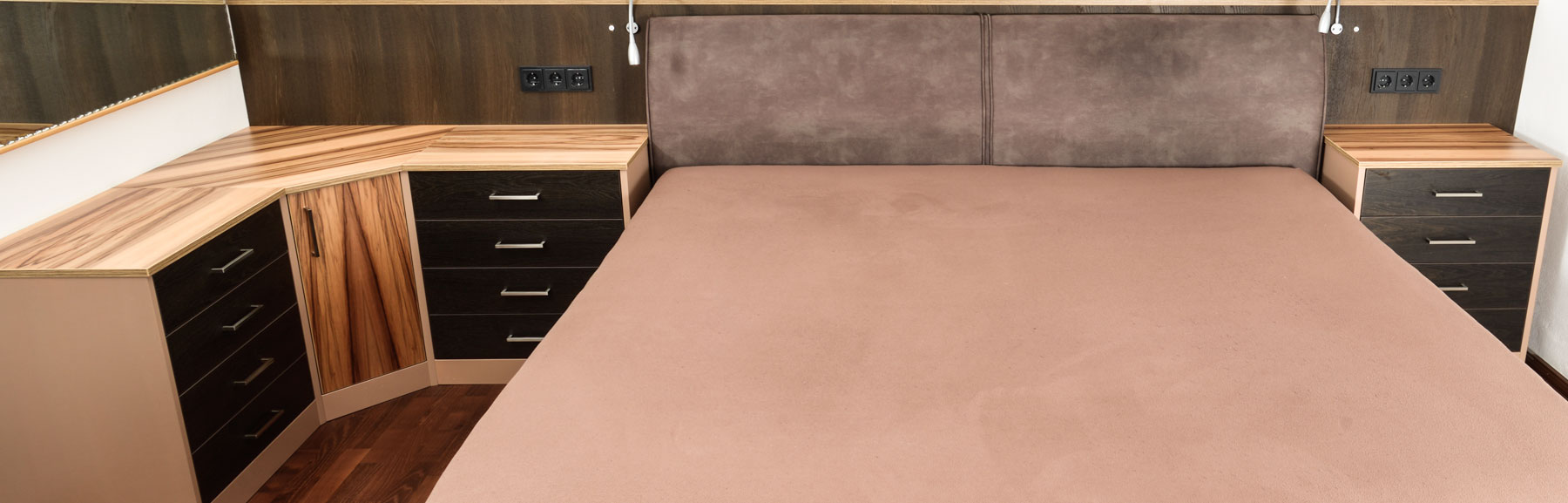 Maßgefertigte Schlafzimmer vom Möbelschreiner